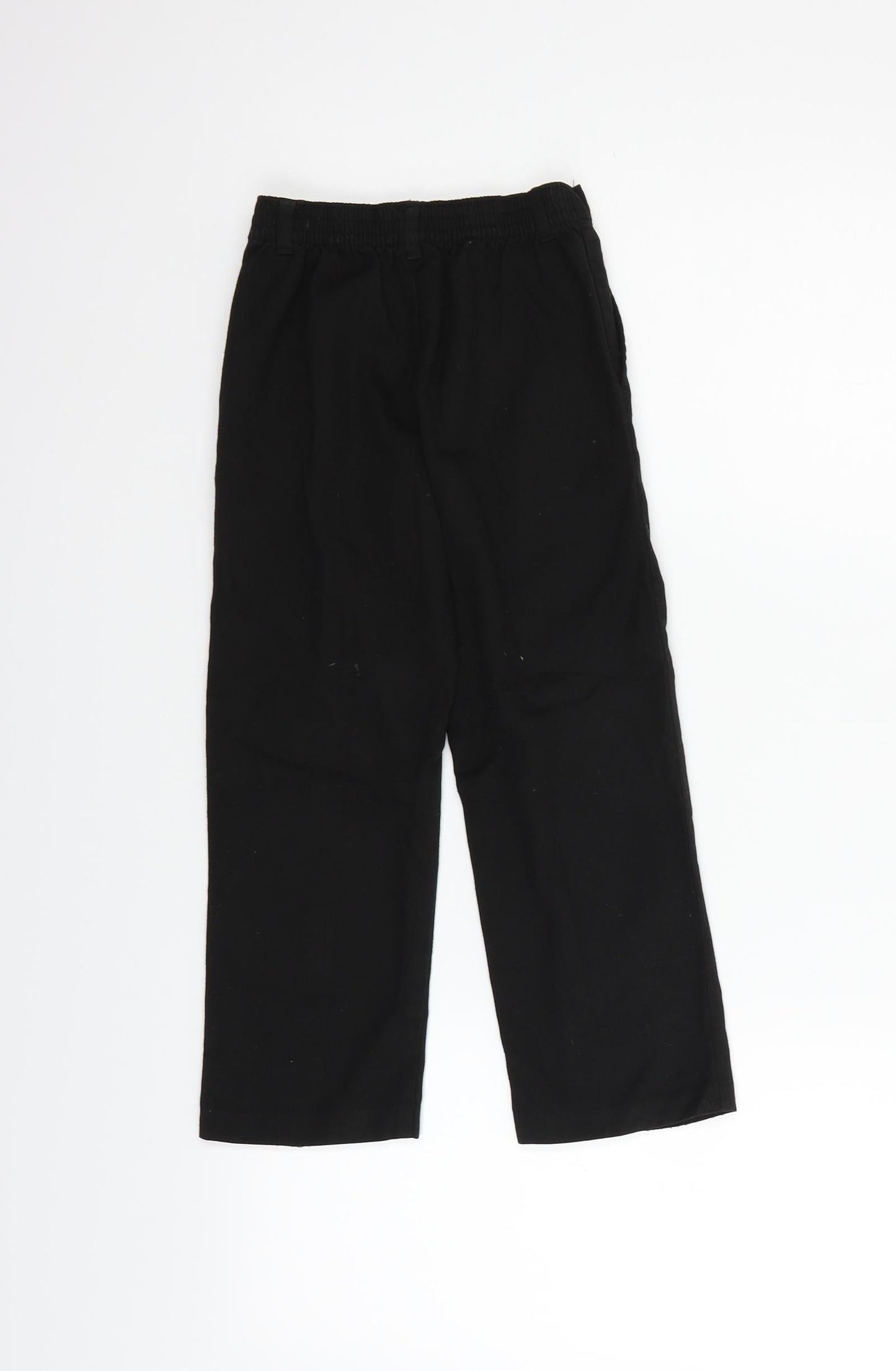 George Boys Black   Chino Trousers Size 5-6 Years