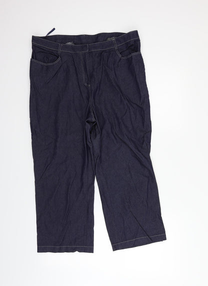 Principles Womens Blue   Trousers  Size 16 L26 in