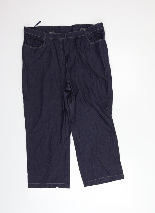 Principles Womens Blue   Trousers  Size 16 L26 in