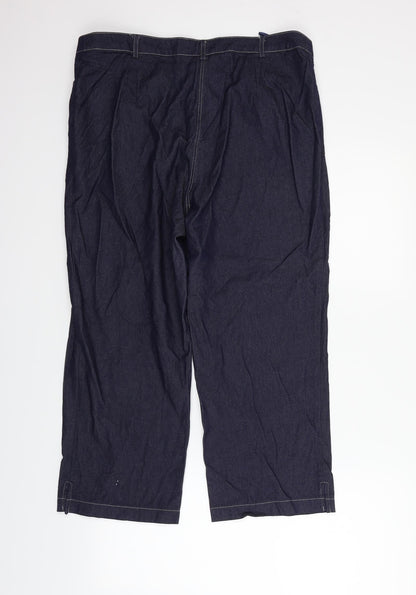 Principles Womens Blue   Trousers  Size 16 L26 in