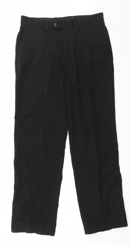 NEXT Mens Black   Trousers  Size 32 in L30 in