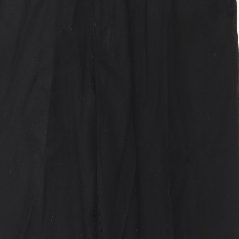 NEXT Mens Black   Trousers  Size 32 in L30 in