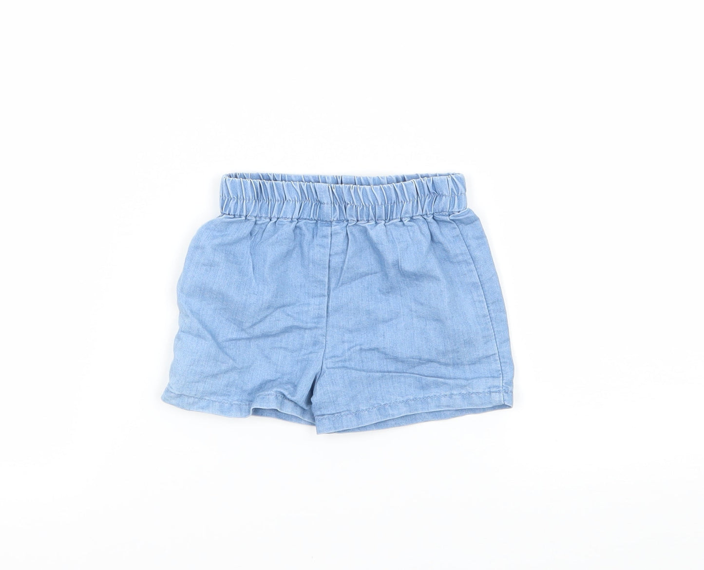 M&Co Baby Blue   Cropped Trousers Size 3-6 Months