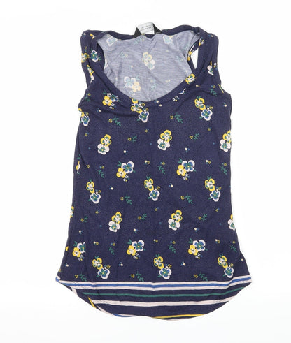 Womens UK Size 8 Dorothy Perkins Blue Basic Tank