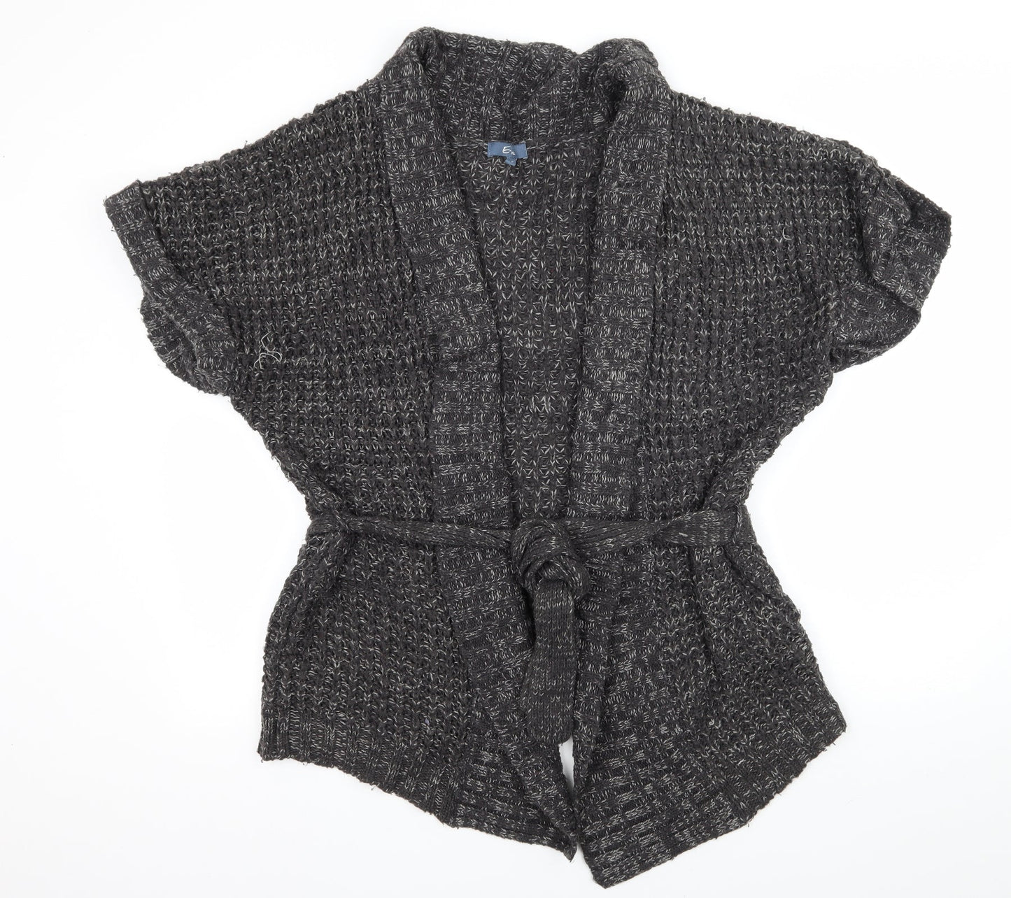 Evie Womens Grey  Knit Cardigan Jumper Size 12