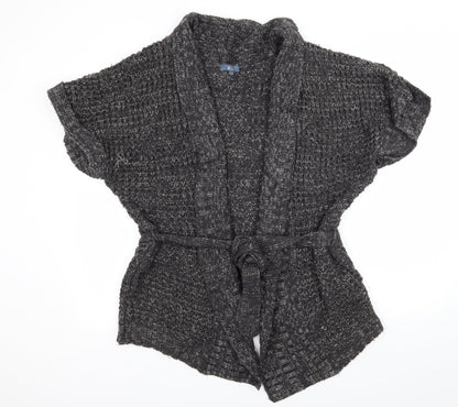 Evie Womens Grey  Knit Cardigan Jumper Size 12