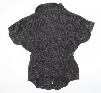 Evie Womens Grey  Knit Cardigan Jumper Size 12