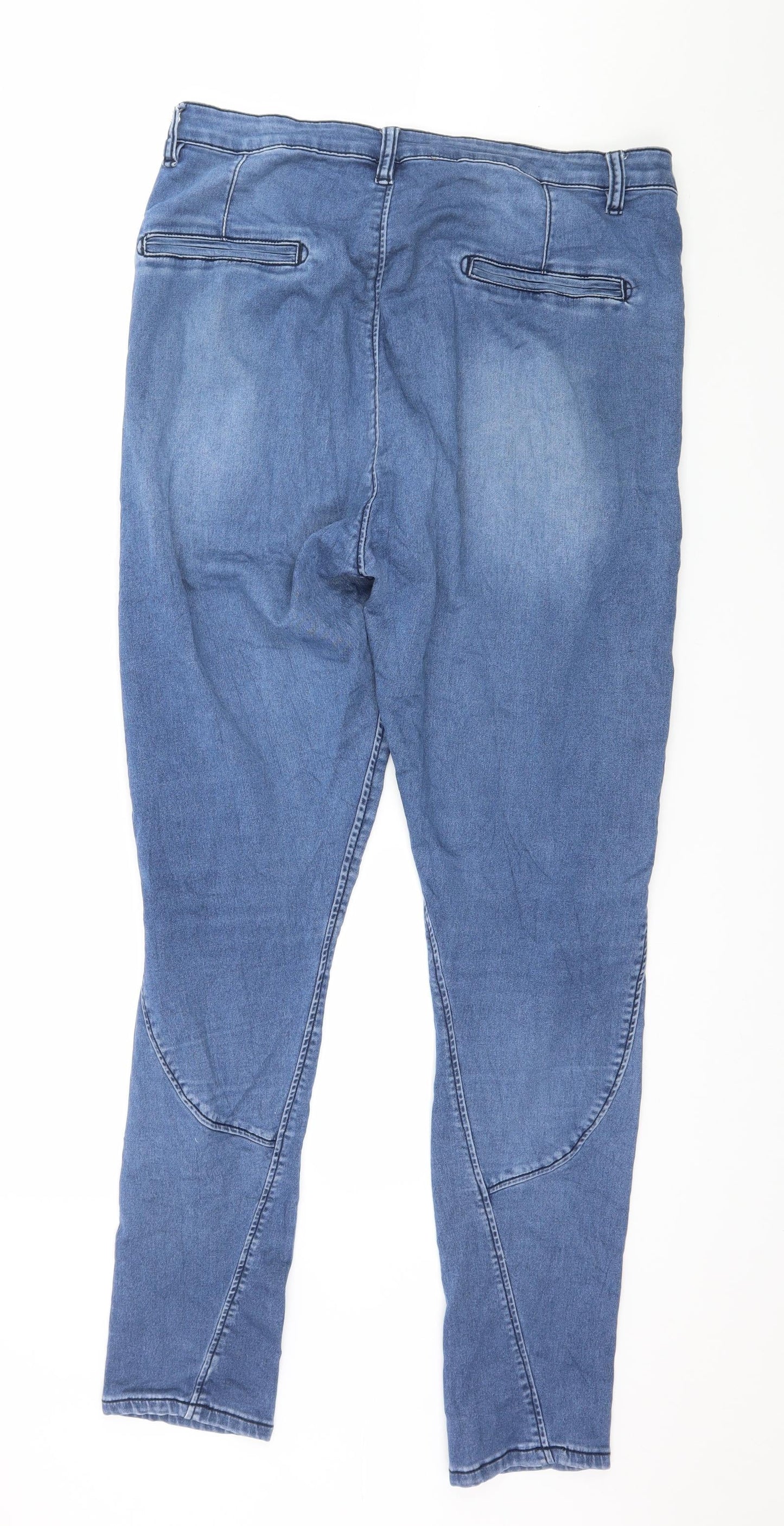 Womens UK Size 34 in Preworn Regular Fit Skinny Blue Jeans