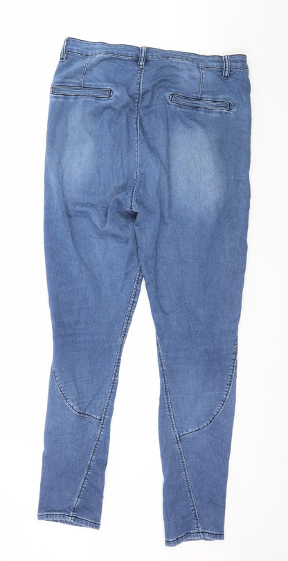 Womens UK Size 34 in Preworn Regular Fit Skinny Blue Jeans