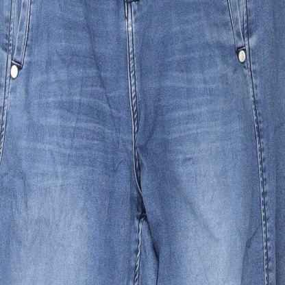 Womens UK Size 34 in Preworn Regular Fit Skinny Blue Jeans