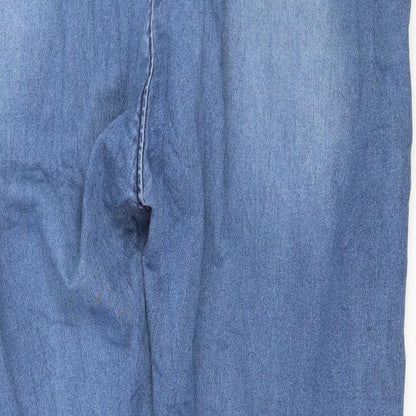 Womens UK Size 34 in Preworn Regular Fit Skinny Blue Jeans