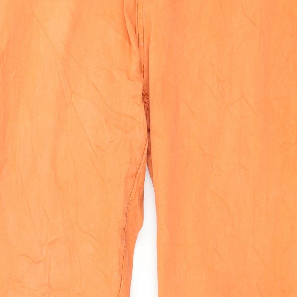 Voggo Womens Orange  Denim Skinny Jeans Size 34 in L20 in