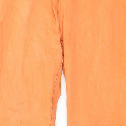 Voggo Womens Orange  Denim Skinny Jeans Size 34 in L20 in