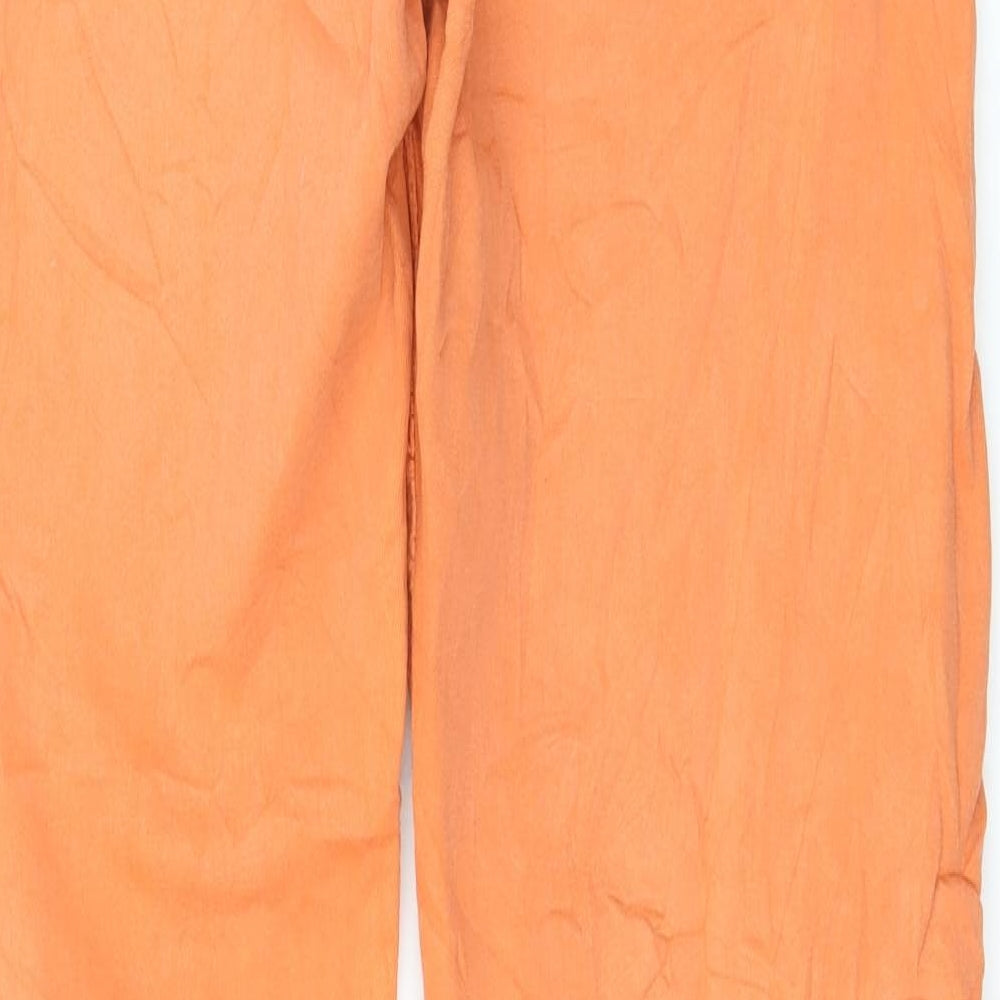 Voggo Womens Orange  Denim Skinny Jeans Size 34 in L20 in