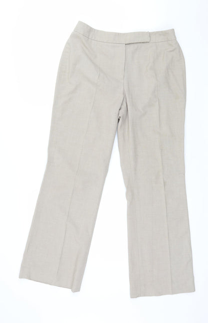 Anne Brooks Womens Beige   Trousers  Size 12 L27 in