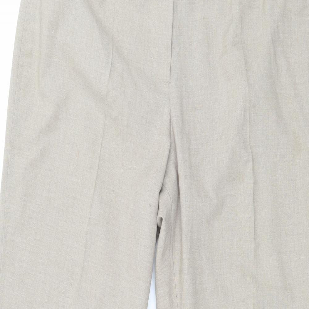Anne Brooks Womens Beige   Trousers  Size 12 L27 in