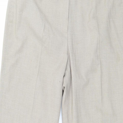 Anne Brooks Womens Beige   Trousers  Size 12 L27 in