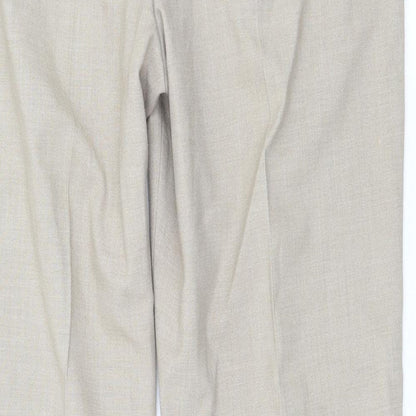 Anne Brooks Womens Beige   Trousers  Size 12 L27 in