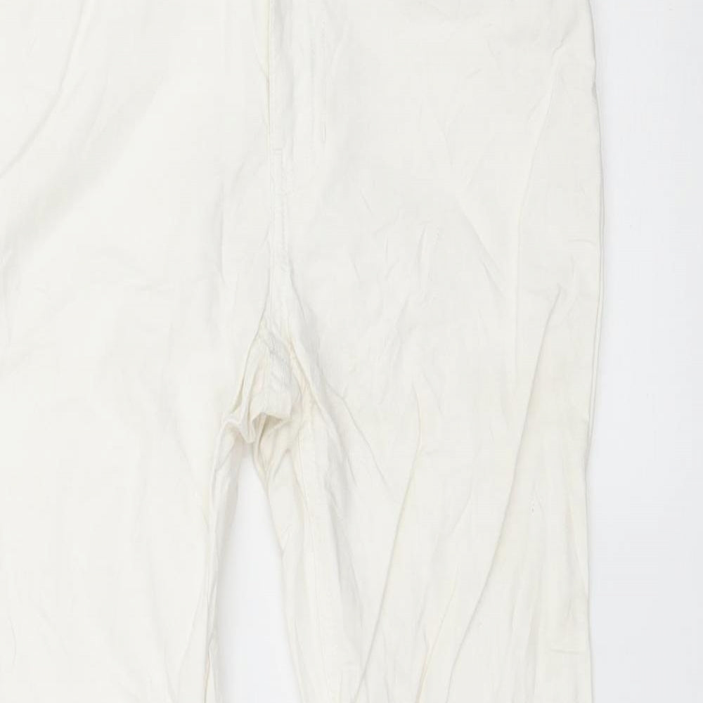 Gap Girls White  Denim Flared Jeans Size 12 Years
