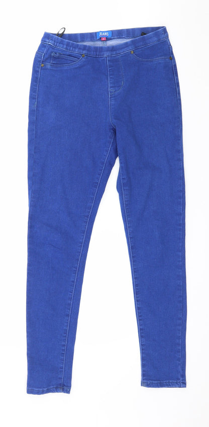 Jeans Womens Blue  Denim Skinny Jeans Size 8 L28 in