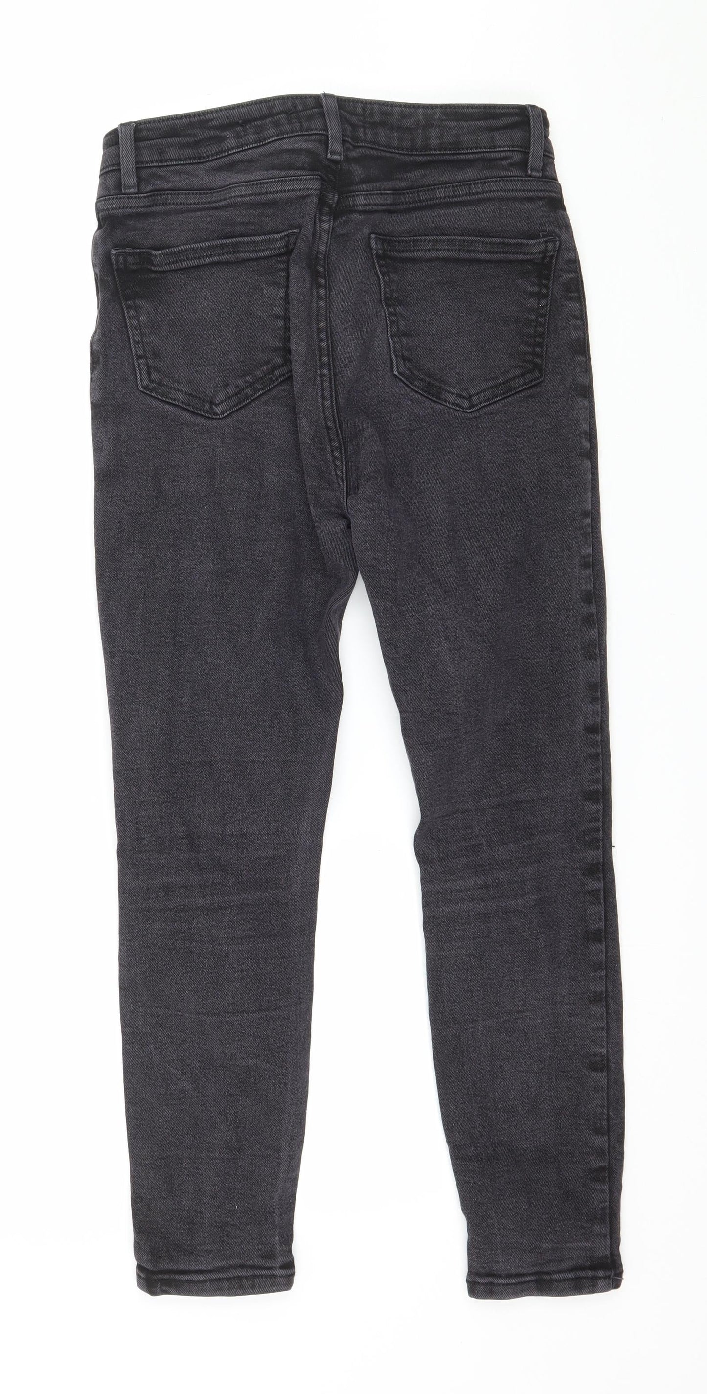 New Look Womens Grey  Denim Skinny Jeans Size 10 L24 in