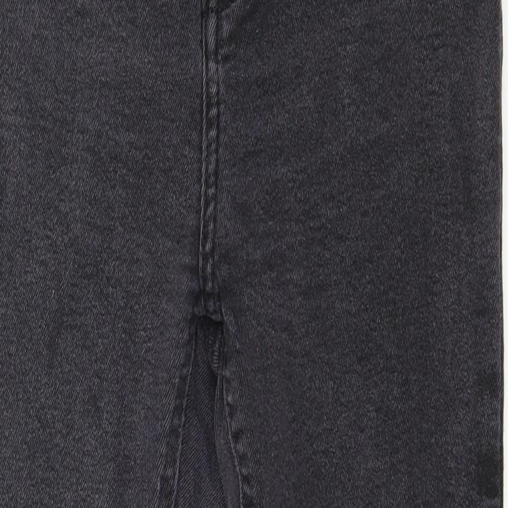 New Look Womens Grey  Denim Skinny Jeans Size 10 L24 in