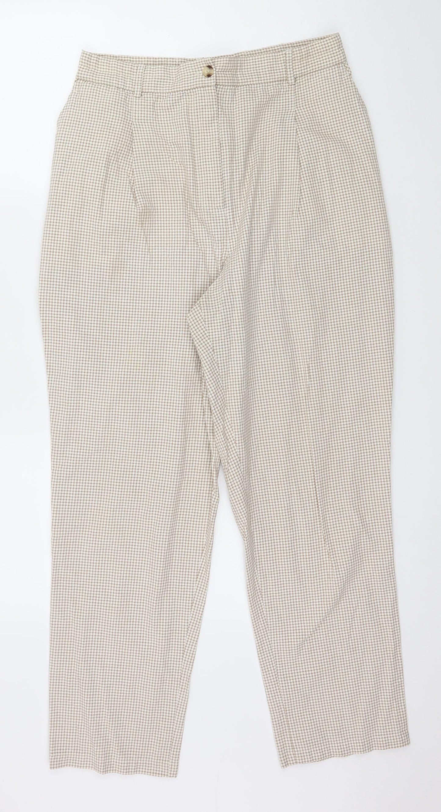 Womens UK Size 30 in Preworn Regular Fit  Brown Trousers