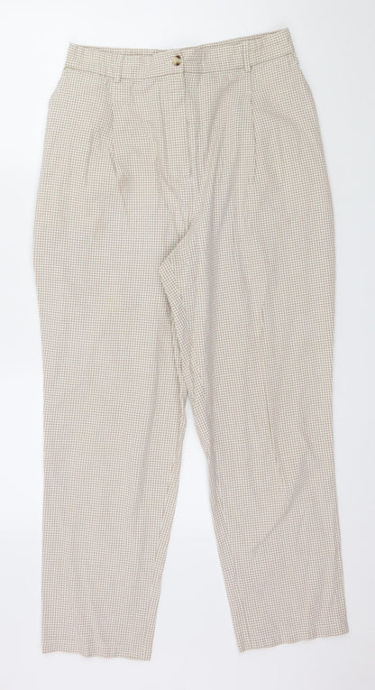 Womens UK Size 30 in Preworn Regular Fit  Brown Trousers