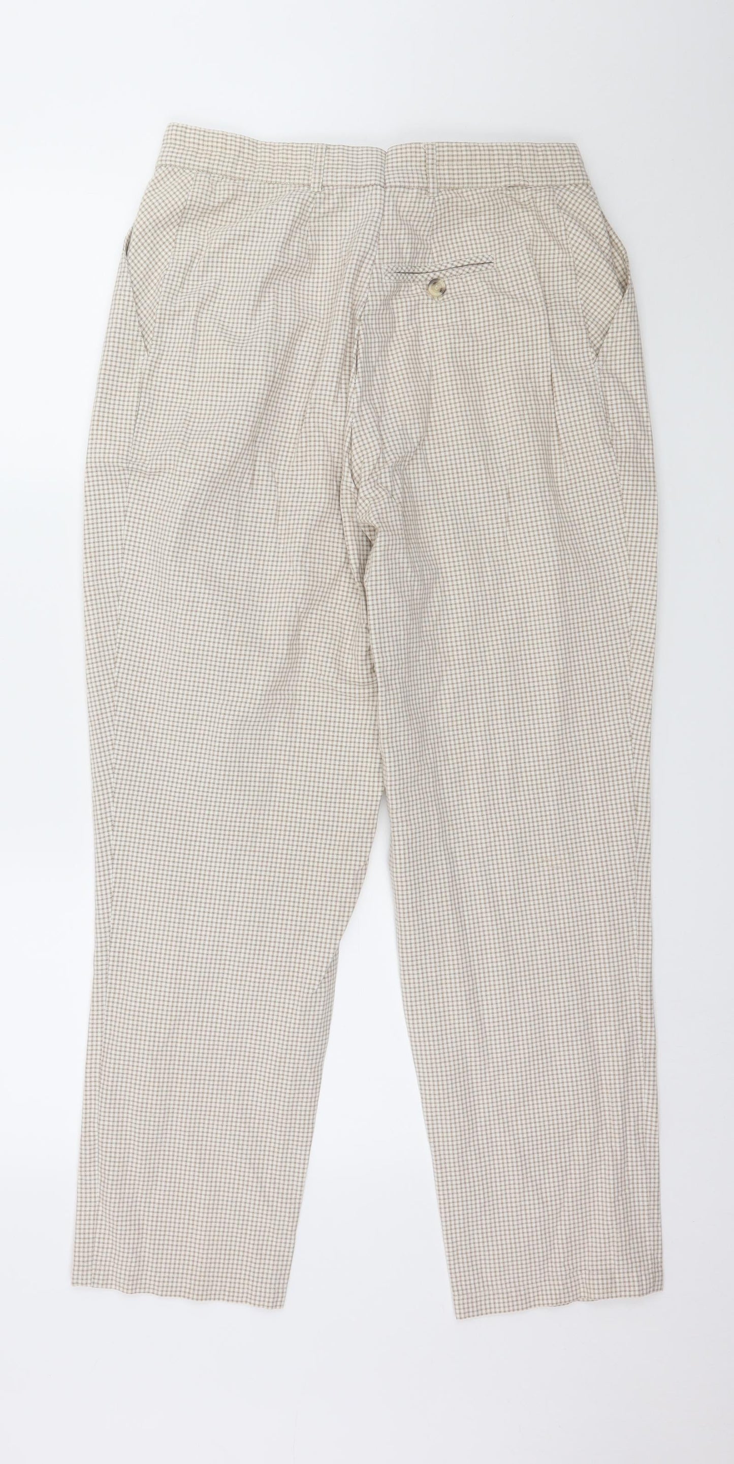 Womens UK Size 30 in Preworn Regular Fit  Brown Trousers