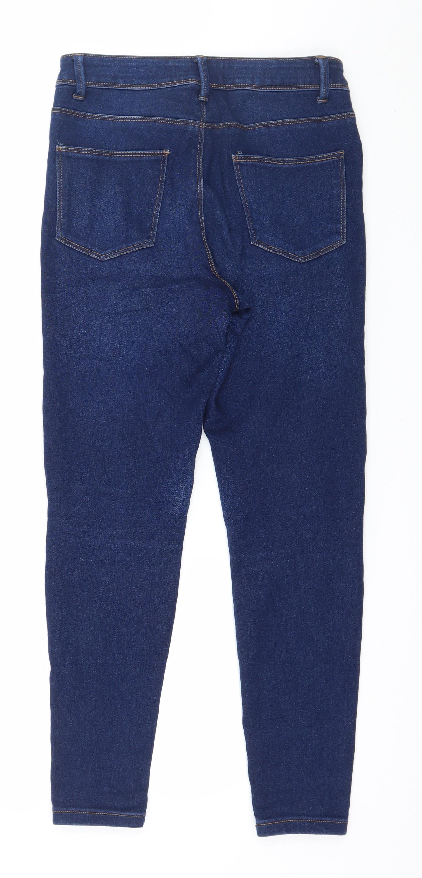 Denim & Co. Womens Blue  Denim Skinny Jeans Size 8 L26 in