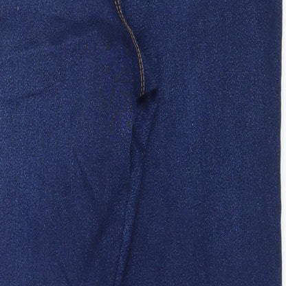 Denim & Co. Womens Blue  Denim Skinny Jeans Size 8 L26 in