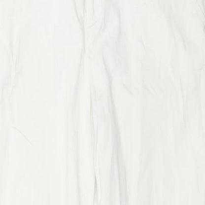 Womens UK Size 30 in Gap Regular Fit  White Trousers