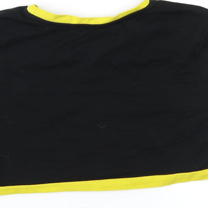 SheIn Girls Black   Cropped T-Shirt Size 12 Years