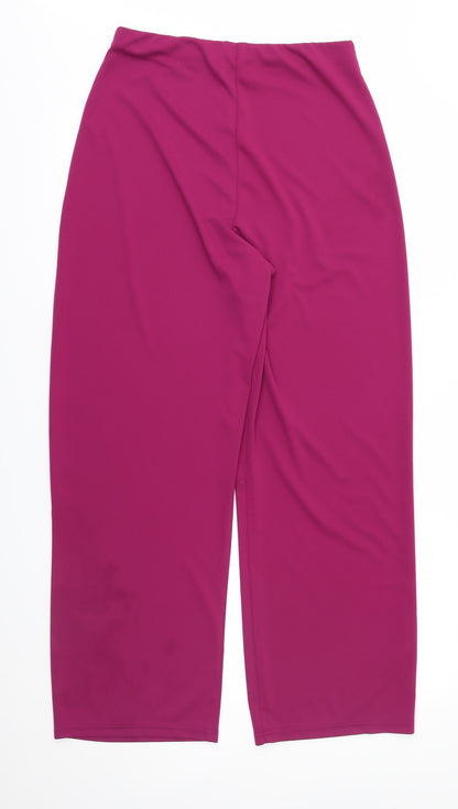 Kaleidoscope Womens Purple   Trousers  Size 12 L28 in
