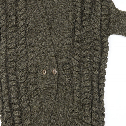 Rampage Womens Green   Cardigan Jumper Size S