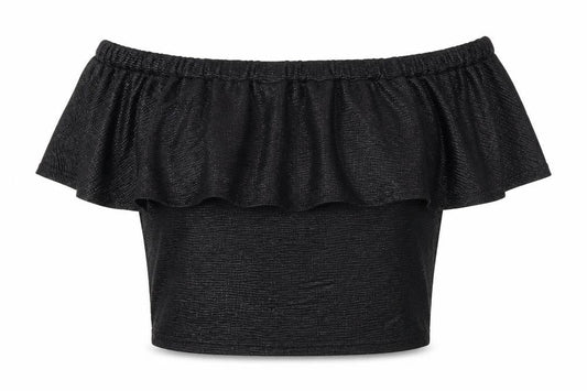 Womens UK Size 10 Lipsy Black Basic Blouse