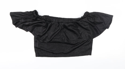 Lipsy Womens Black   Basic Blouse Size 10