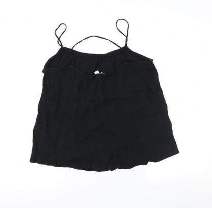Womens UK Size M H&M Black Camisole Blouse
