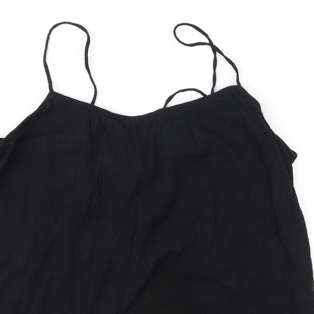 Womens UK Size M H&M Black Camisole Blouse