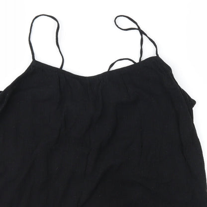 Womens UK Size M H&M Black Camisole Blouse