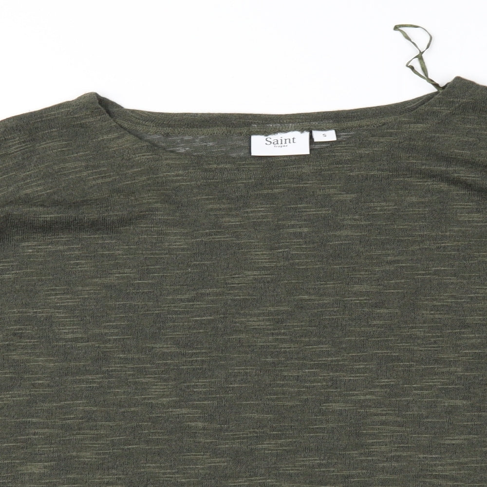 Saint Tropez Clothing Womens Green   Pullover Jumper Size S