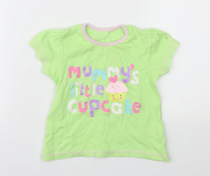 George Baby Green   Basic T-Shirt Size 12-18 Months