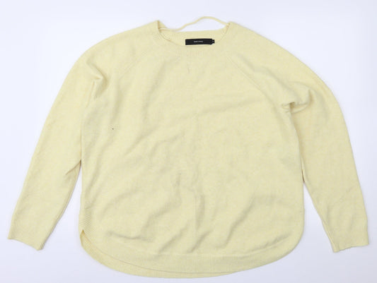 VERO MODA Womens Yellow  Knit Pullover Jumper Size XL