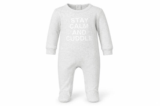 Matalan Baby Grey Polka Dot  Babygrow One-Piece Size 0-3 Months