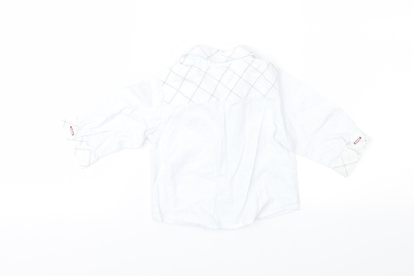 C&A Boys Blue Striped  Basic Button-Up Size 3-6 Months