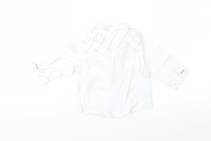 C&A Boys Blue Striped  Basic Button-Up Size 3-6 Months