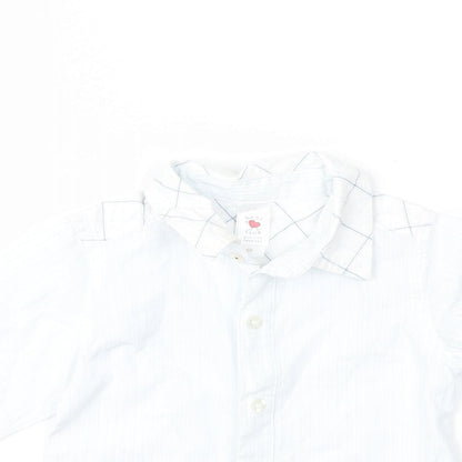 C&A Boys Blue Striped  Basic Button-Up Size 3-6 Months
