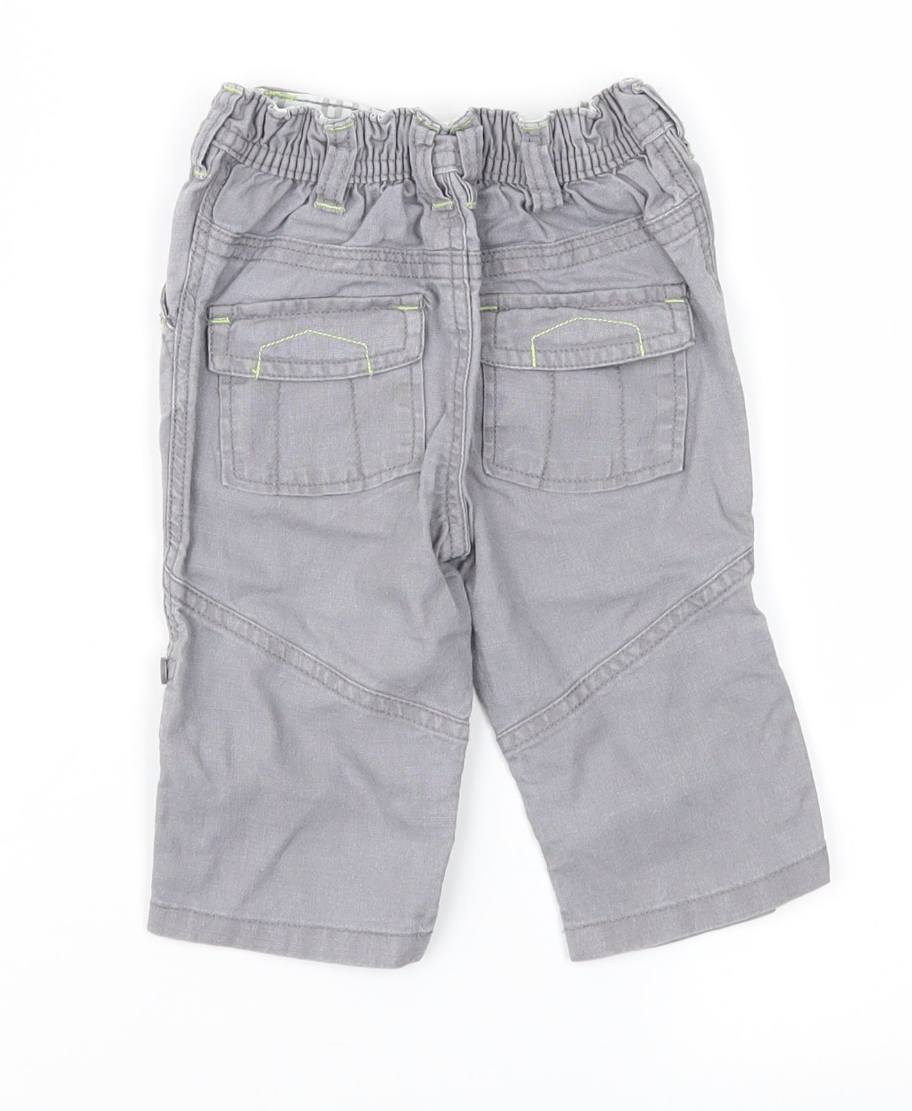 Baby Boutique Boys Grey   Cargo Trousers Size 3-6 Months