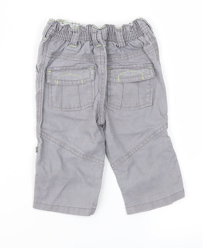 Baby Boutique Boys Grey   Cargo Trousers Size 3-6 Months