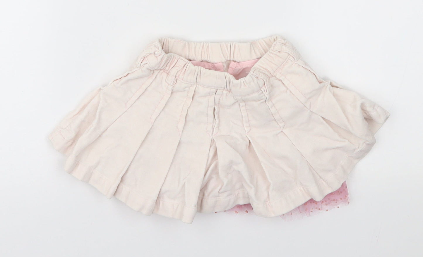 U&E Girls Pink   Pleated Skirt Size 12 Months